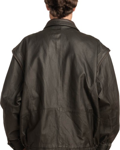 Γνήσιο Ανδρικό Δερμάτινο Μπουφάν  - A1