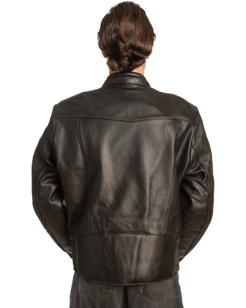 Γνήσιο Ανδρικό Δερμάτινο Μπουφάν - A2