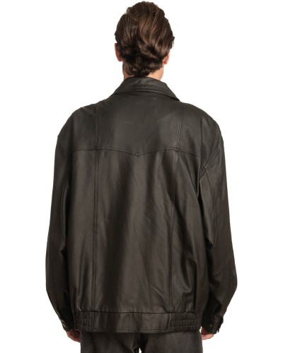 Γνήσιο Ανδρικό Δερμάτινο Μπουφάν - A5