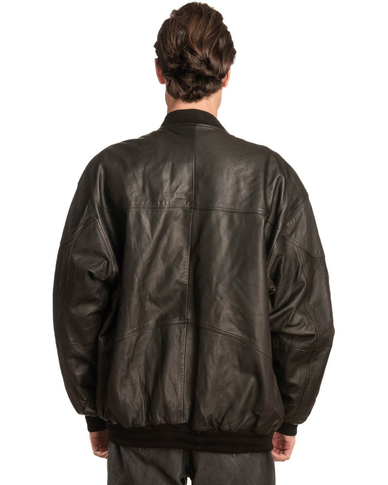 Γνήσιο Ανδρικό Δερμάτινο Μπουφάν - A7