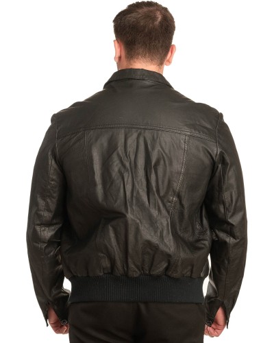 Γνήσιο Ανδρικό Δερμάτινο Μπουφάν - A10