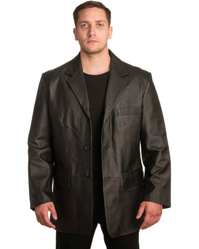 Γνήσιο Ανδρικό Δερμάτινο Σακάκι - Α11
