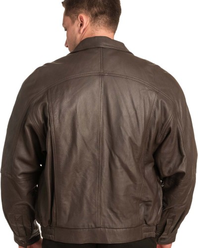Γνήσιο Ανδρικό Δερμάτινο Μπουφάν - A15