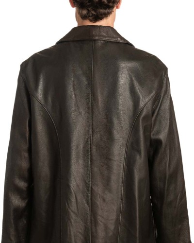  Γνήσιο Ανδρικό Δερμάτινο Μπουφάν - A25