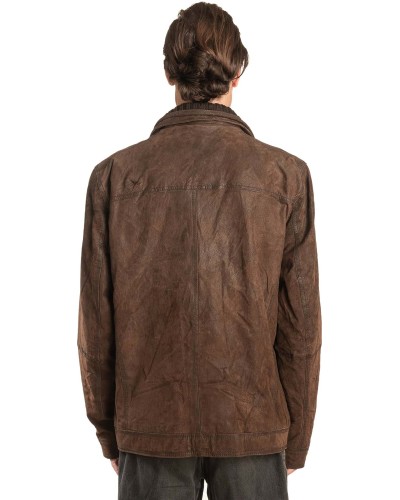 Γνήσιο Ανδρικό Δερμάτινο Μπουφάν - A28