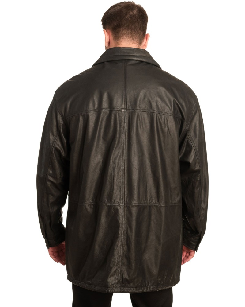 Γνήσιο Ανδρικό Δερμάτινο Μπουφάν - A35