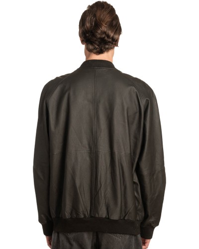  Γνήσιο Ανδρικό Δερμάτινο Μπουφάν - A38