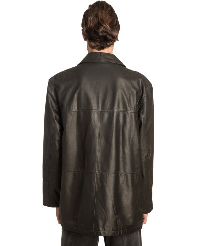 Γνήσιο Ανδρικό Δερμάτινο Μπουφάν - A40