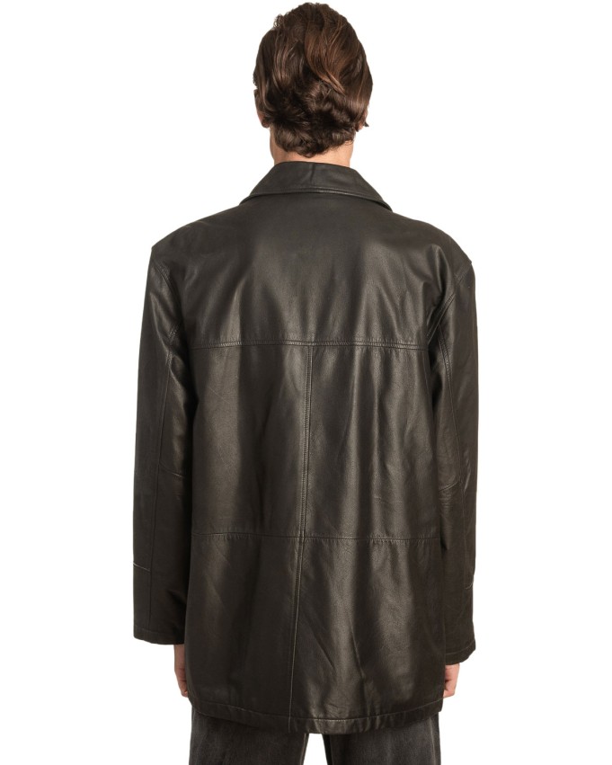 Γνήσιο Ανδρικό Δερμάτινο Μπουφάν - A40