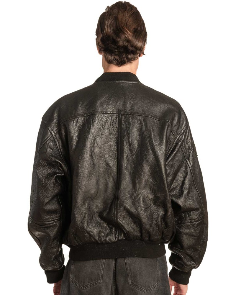 Γνήσιο Ανδρικό Δερμάτινο Μπουφάν - A41