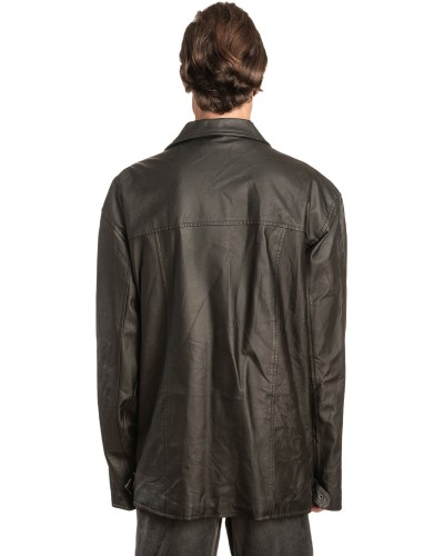 Γνήσιο Ανδρικό Δερμάτινο Μπουφάν - A43