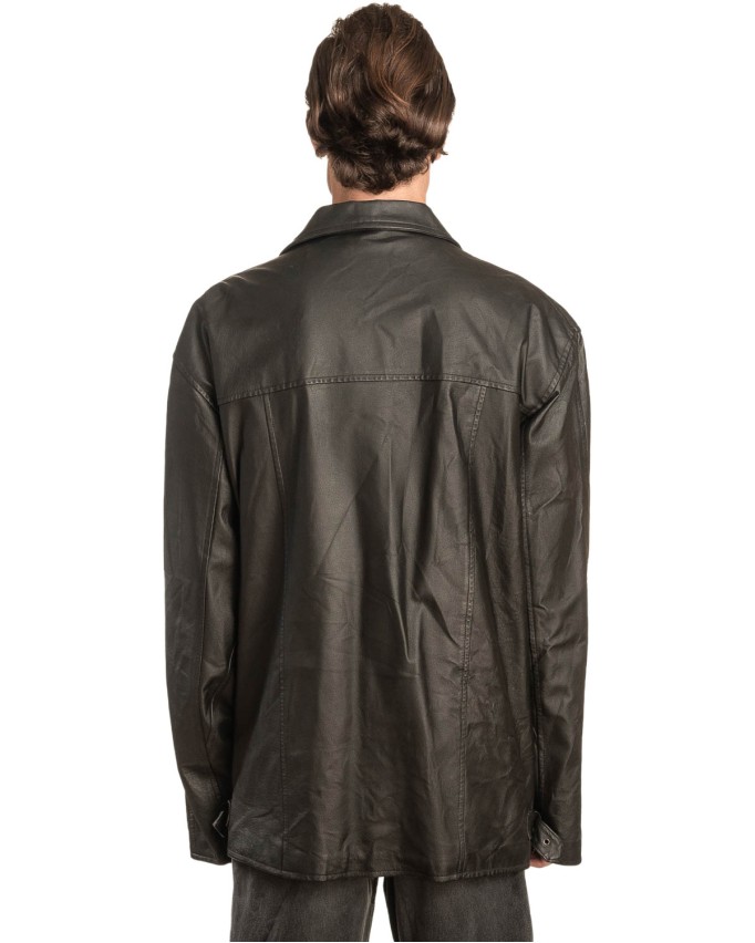 Γνήσιο Ανδρικό Δερμάτινο Μπουφάν - A43