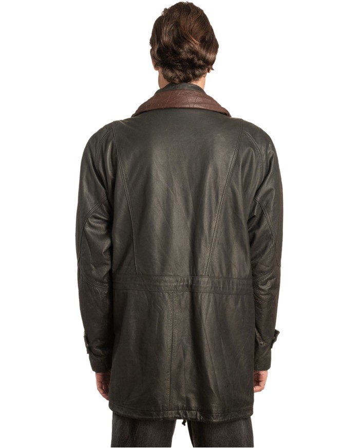 Γνήσιο Ανδρικό Δερμάτινο Μπουφάν - A44
