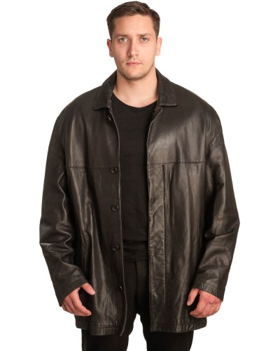 Γνήσιο Ανδρικό Δερμάτινο Σακάκι - A47