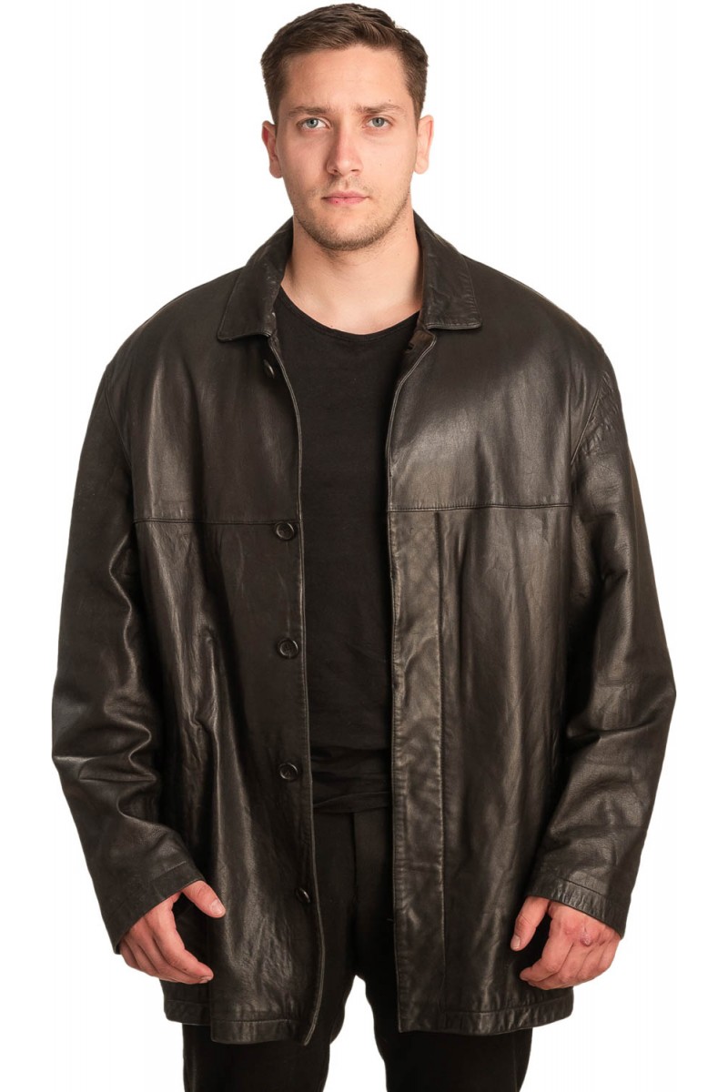 Γνήσιο Ανδρικό Δερμάτινο Σακάκι - A47