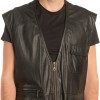 Γνήσιο Ανδρικό Δερμάτινο Γιλέκο - A49