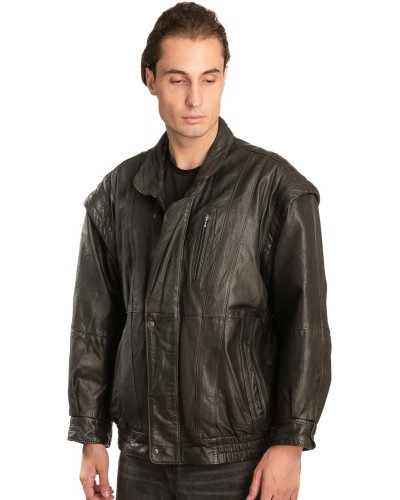 Γνήσιο Ανδρικό Δερμάτινο Μπουφάν - A50