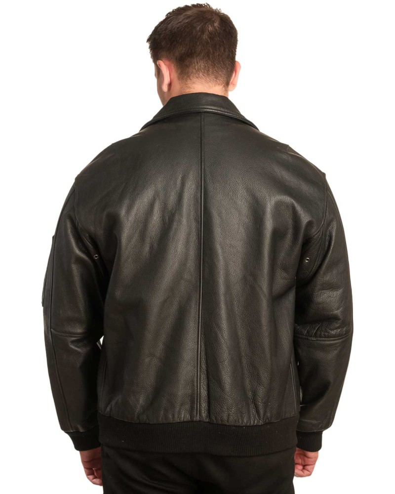 Γνήσιο Ανδρικό Δερμάτινο Μπουφάν - A66