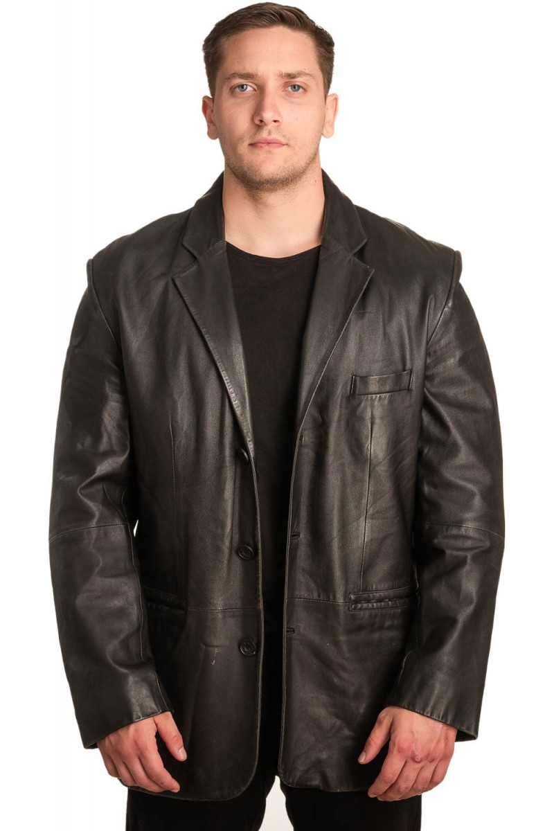 Γνήσιο Ανδρικό Δερμάτινο Σακάκι - Α67