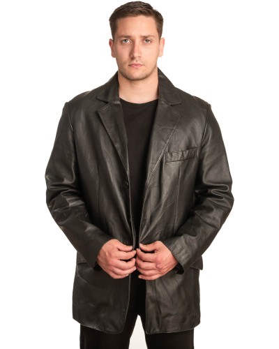 Γνήσιο Ανδρικό Δερμάτινο Σακάκι - Α88