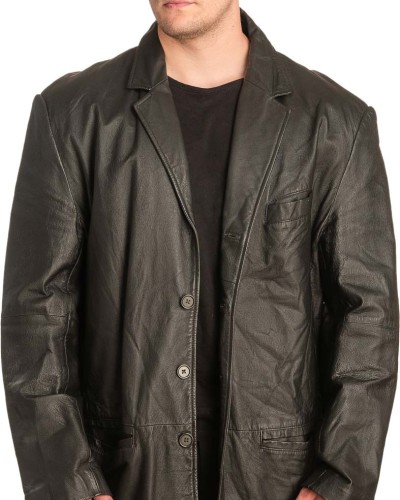 Γνήσιο Ανδρικό Δερμάτινο Σακάκι - Α98