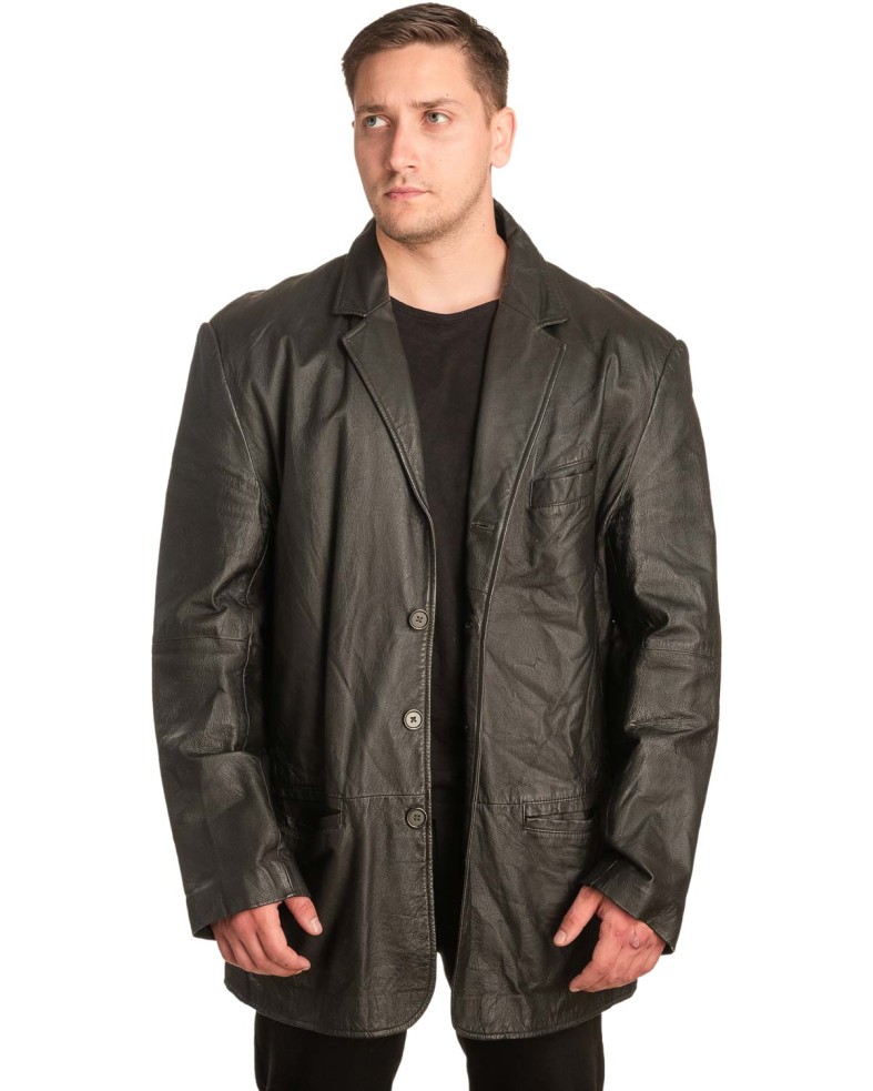 Γνήσιο Ανδρικό Δερμάτινο Σακάκι - Α98