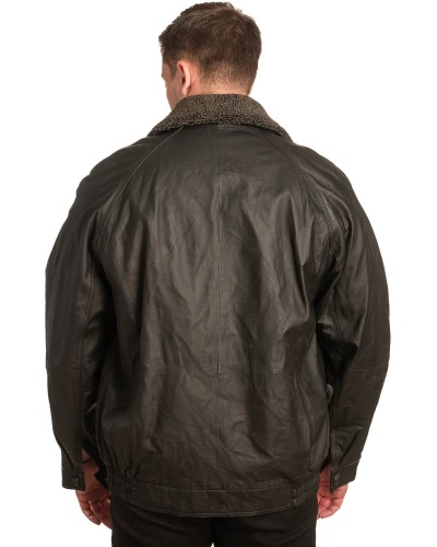 Γνήσιο Ανδρικό Δερμάτινο Μπουφάν - A104