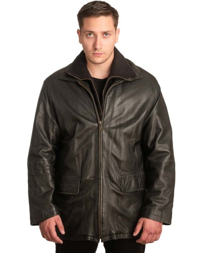 Γνήσιο Ανδρικό Δερμάτινο Μπουφάν - A106