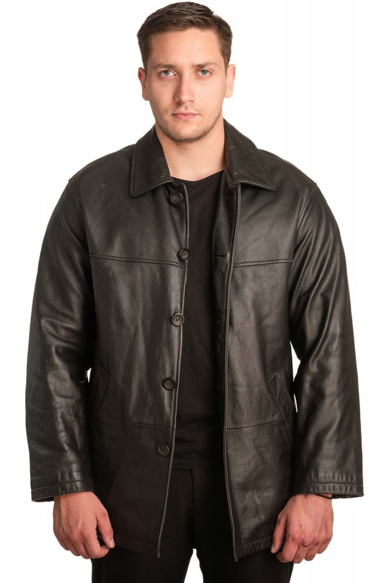 Γνήσιο Ανδρικό Δερμάτινο Σακάκι - Α107 Γνήσιο Ανδρικό Δερμάτινο Σακάκι - Α107