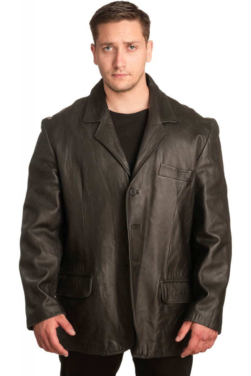 Γνήσιο Ανδρικό Δερμάτινο Σακάκι - Α110 Γνήσιο Ανδρικό Δερμάτινο Σακάκι - Α110