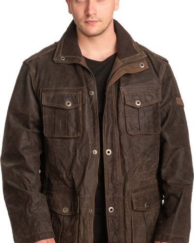 Γνήσιο Ανδρικό Δερμάτινο Μπουφάν - A115