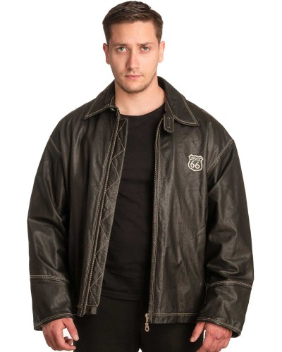 Γνήσιο Ανδρικό Δερμάτινο Μπουφάν - A120