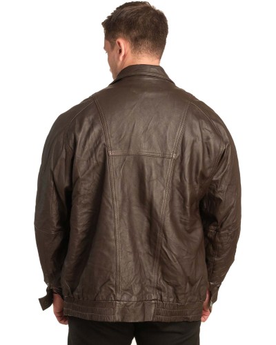 Γνήσιο Ανδρικό Δερμάτινο Μπουφάν - A124