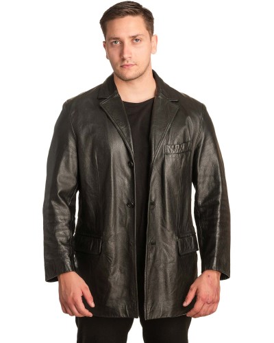 Γνήσιο Ανδρικό Δερμάτινο Σακάκι - Α125