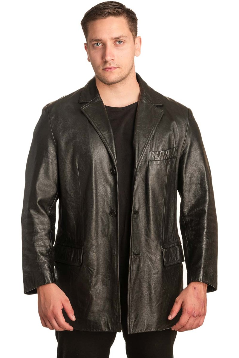 Γνήσιο Ανδρικό Δερμάτινο Σακάκι - Α125 Γνήσιο Ανδρικό Δερμάτινο Σακάκι - Α125