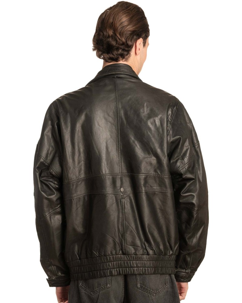 Γνήσιο Ανδρικό Δερμάτινο Μπουφάν - A134