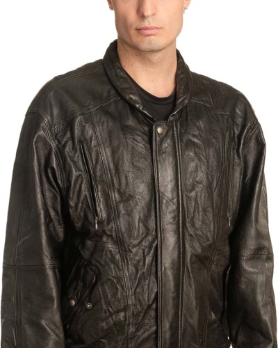 Γνήσιο Ανδρικό Δερμάτινο Μπουφάν - A135