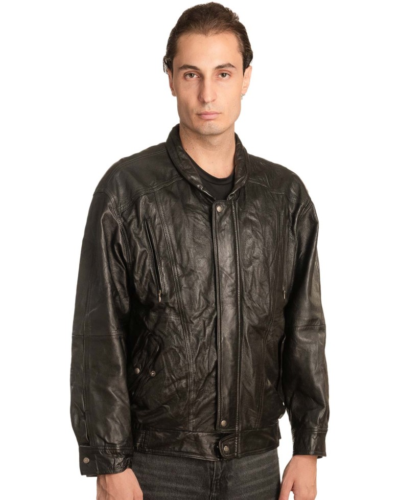 Γνήσιο Ανδρικό Δερμάτινο Μπουφάν - A135