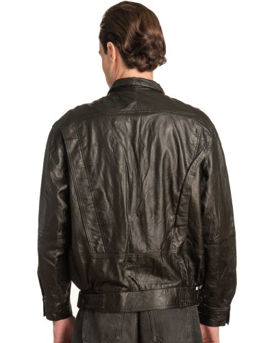 Γνήσιο Ανδρικό Δερμάτινο Μπουφάν - A135