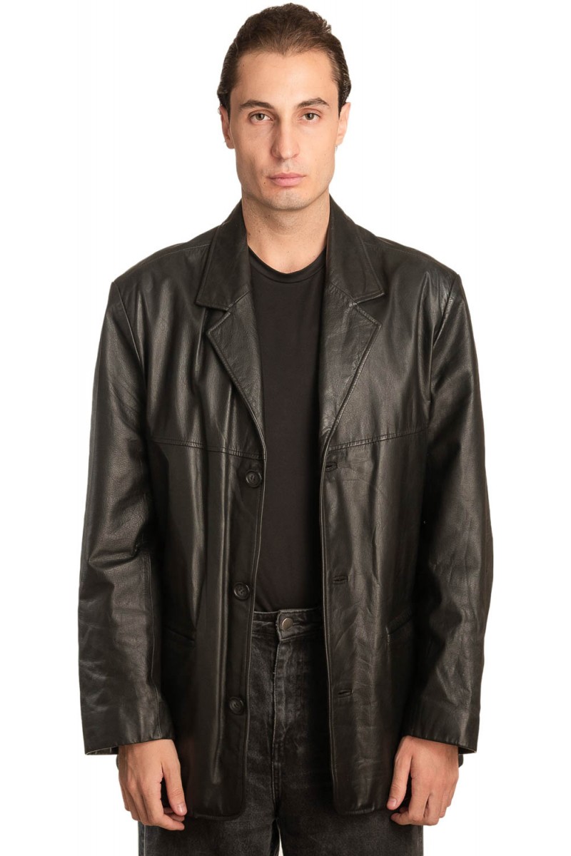 Γνήσιο Ανδρικό Δερμάτινο Σακάκι - Α136 Γνήσιο Ανδρικό Δερμάτινο Σακάκι - Α136