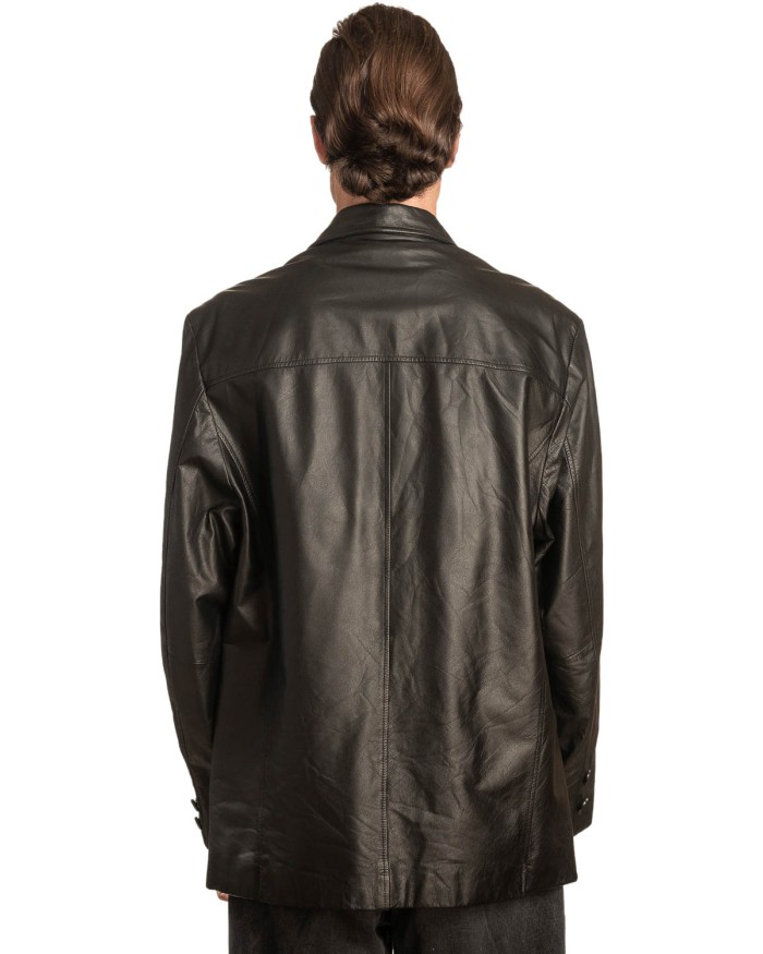 Γνήσιο Ανδρικό Δερμάτινο Σακάκι - Α136