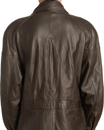  Γνήσιο Ανδρικό Δερμάτινο Μπουφάν - A139