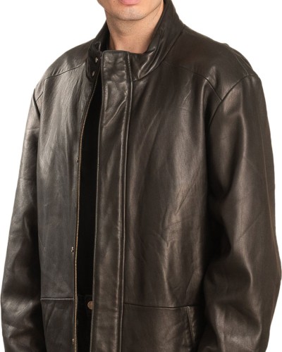  Γνήσιο Ανδρικό Δερμάτινο Μπουφάν - A141