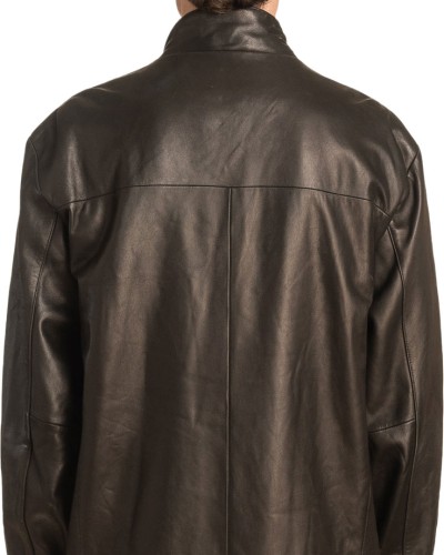  Γνήσιο Ανδρικό Δερμάτινο Μπουφάν - A141