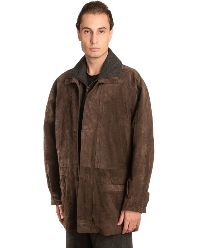 Γνήσιο Ανδρικό Δερμάτινο Μπουφάν - A142