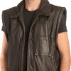 Γνήσιο Ανδρικό Δερμάτινο Γιλέκο - A144
