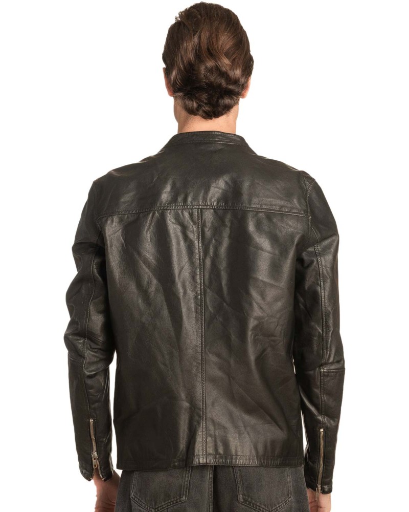 Γνήσιο Ανδρικό Δερμάτινο Μπουφάν - A146