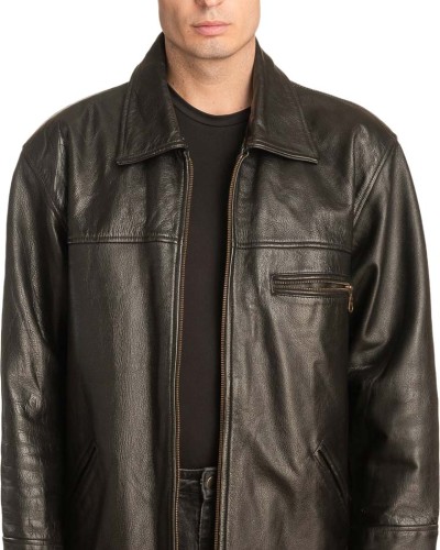 Γνήσιο Ανδρικό Δερμάτινο Μπουφάν - A153