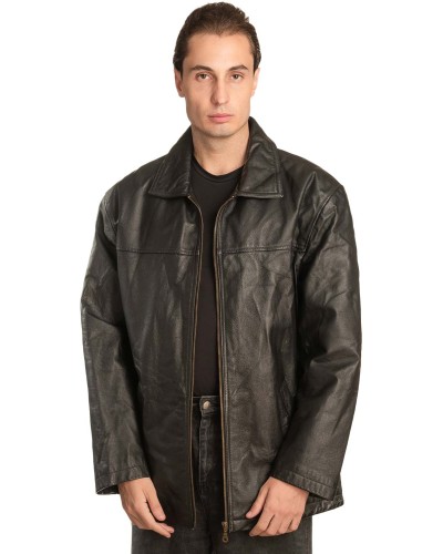 Γνήσιο Ανδρικό Δερμάτινο Μπουφάν - A156