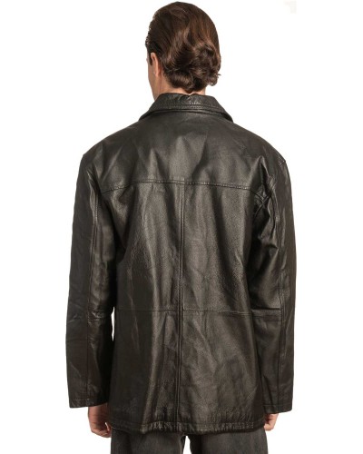 Γνήσιο Ανδρικό Δερμάτινο Μπουφάν - A156